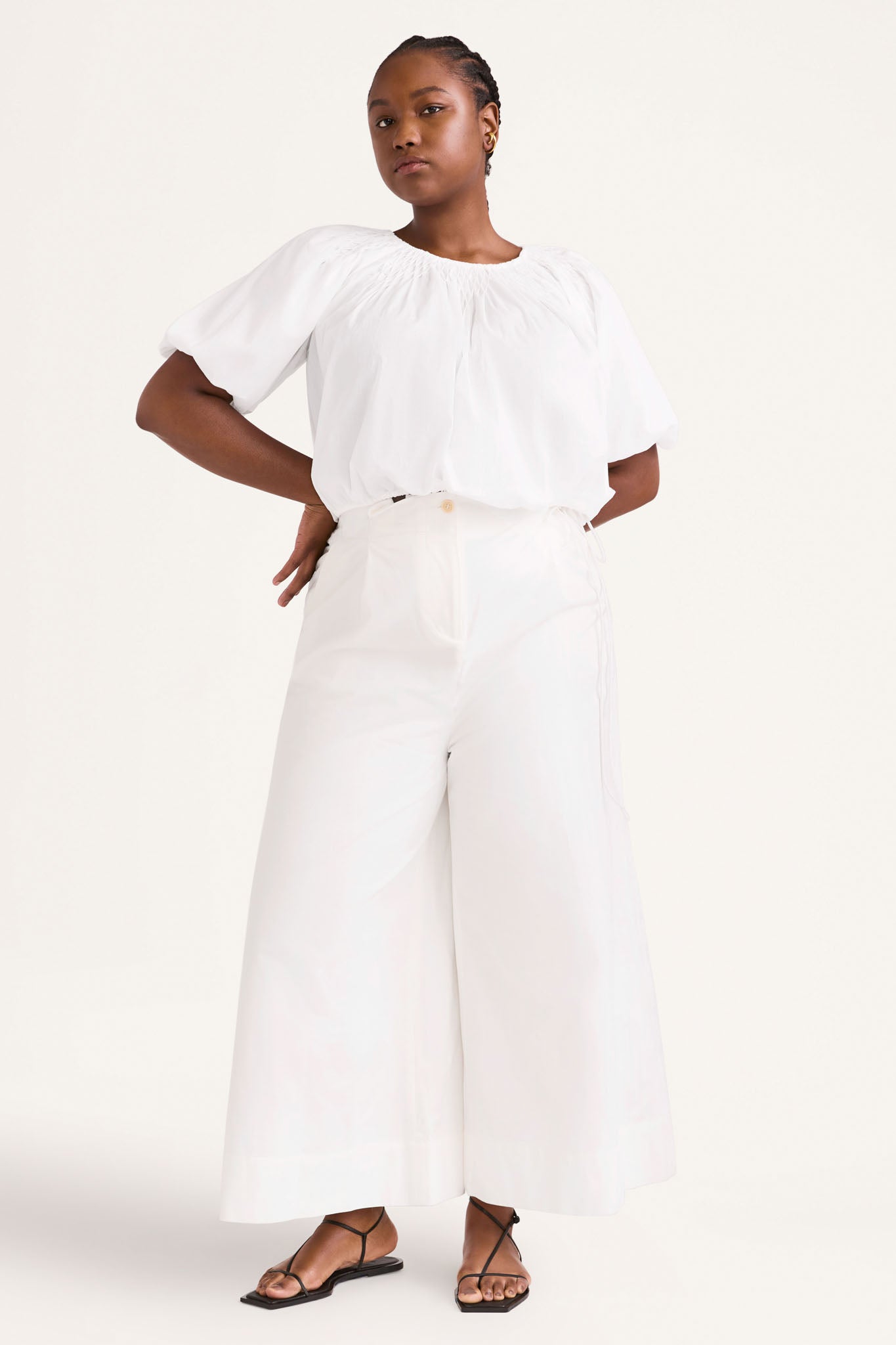 Lotus Top in White