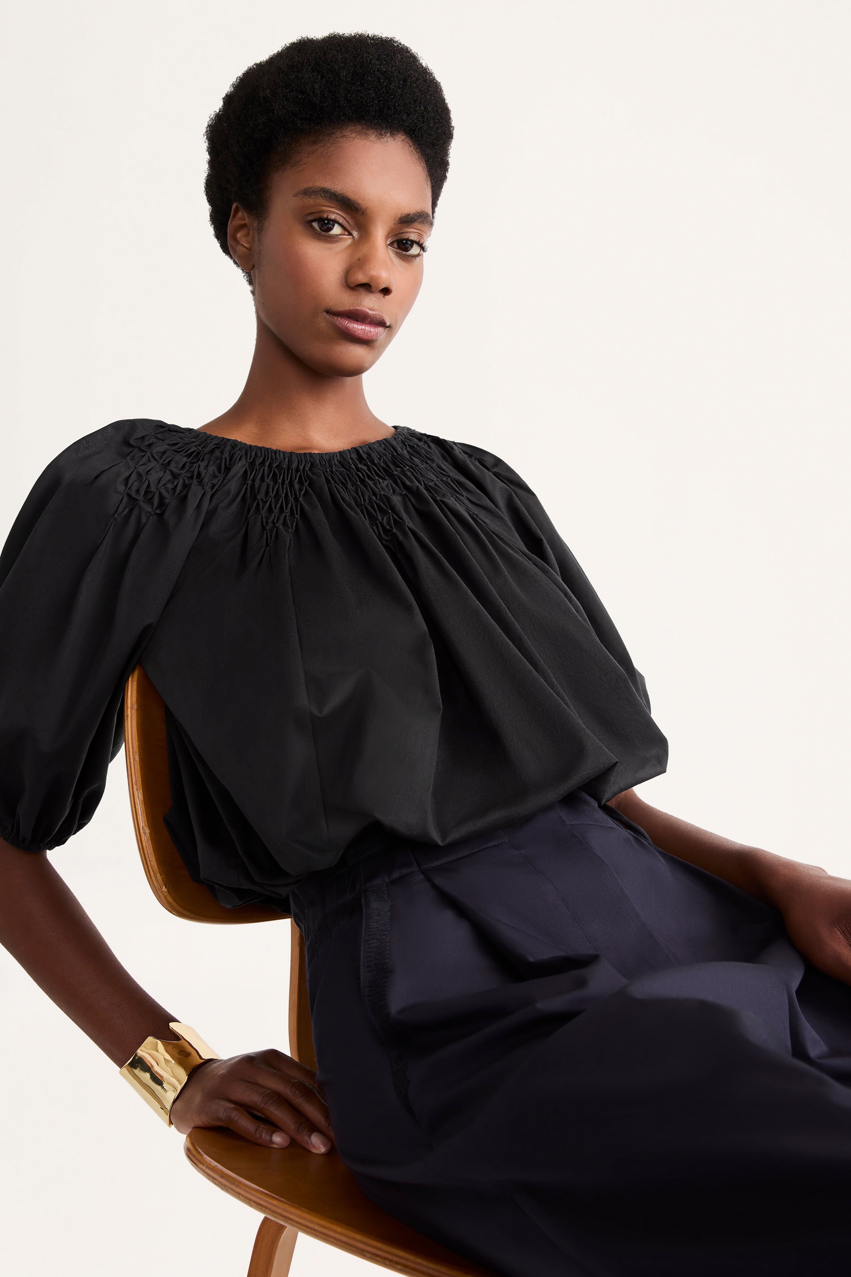 Lotus Top in Black